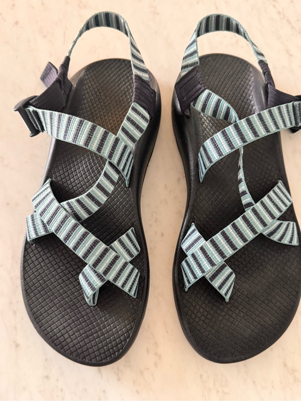 Chaco Women’s Dark Gray Webbing Strap Sandal - Picture 2 of 6